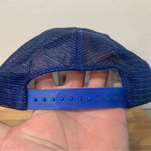 Vintage MLB Baseball Twins Enterprise Hats Texas Rangers Mesh Back Hat Snap Back - Picture 8 of 9